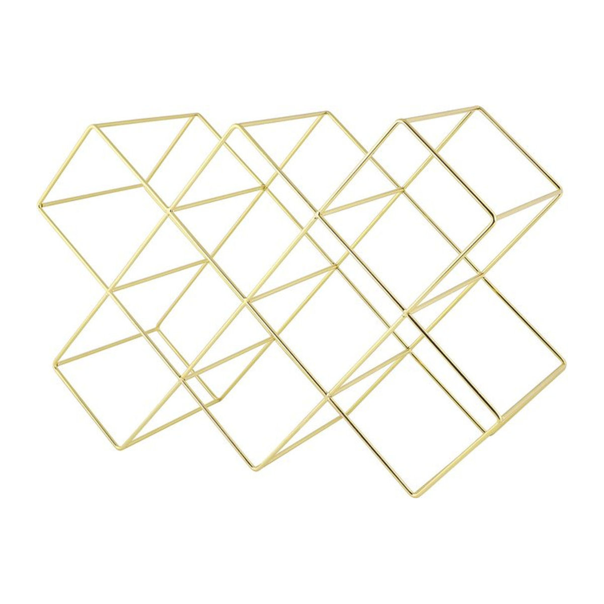 ECHTWERK Weinregal aus Eisen für 8 Flaschen in Gold, minimalistisches Küchenzubehör - Bild 1