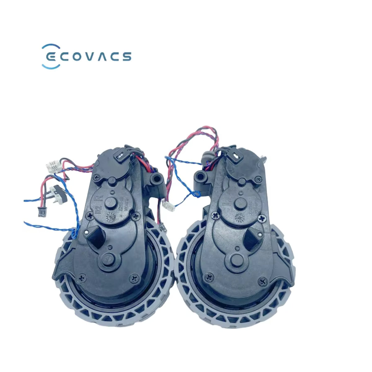 Ecovacs Ersatzteile: Original linkes und rechtes Rad für Deebot T10, T20, X1 und Omni TURBO Plus in Schwarz - Bild 4