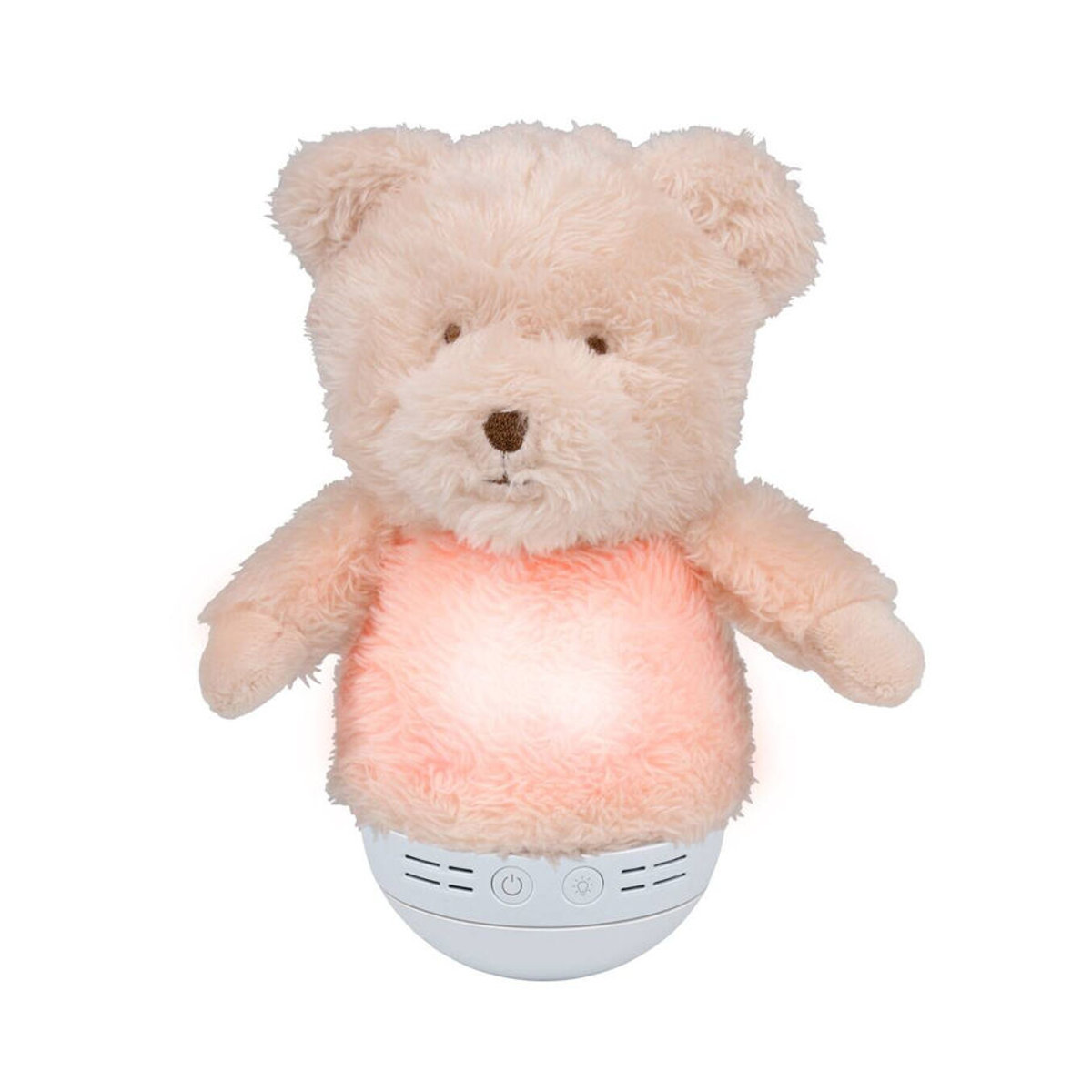Edco LED-Wackel-Nachtlicht Bär in Beige aus Kunstfell, B/H/L: 14 x 11 x 19 cm - Bild 3