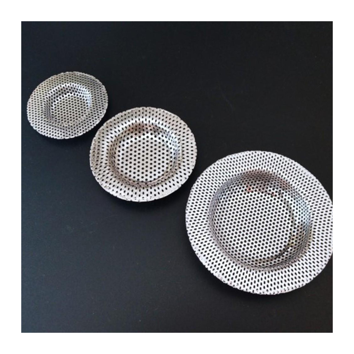 Edelstahl Abflussfilter Haarfänger für Waschbecken und Dusche, Durchmesser: 9 cm - Bild 8
