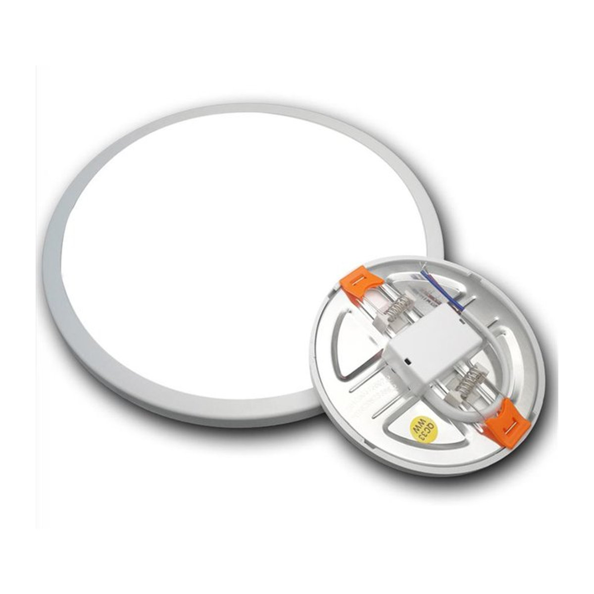 EE LED Einbaustrahler aus Aluminium, ultradünnes LED-Panel-Licht in Weiß, minimalistisches Design, 20 W - Bild 1