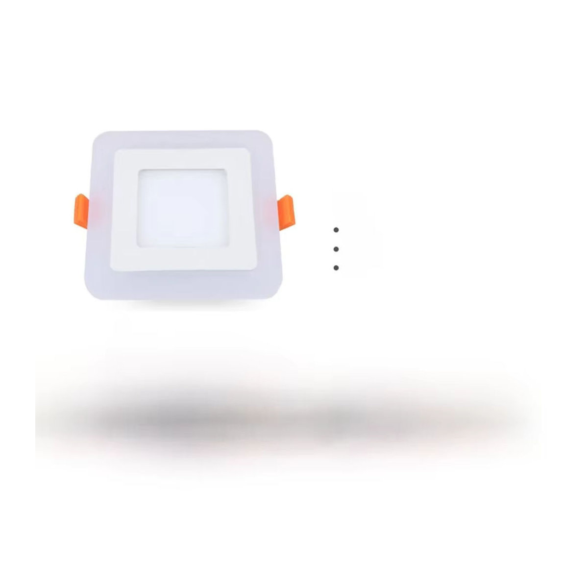 EE LED Einbaustrahler Panel in Blau und Weiß, minimalistisches Design für Wohnkultur, rund oder quadratisch erhältlich - Bild 3