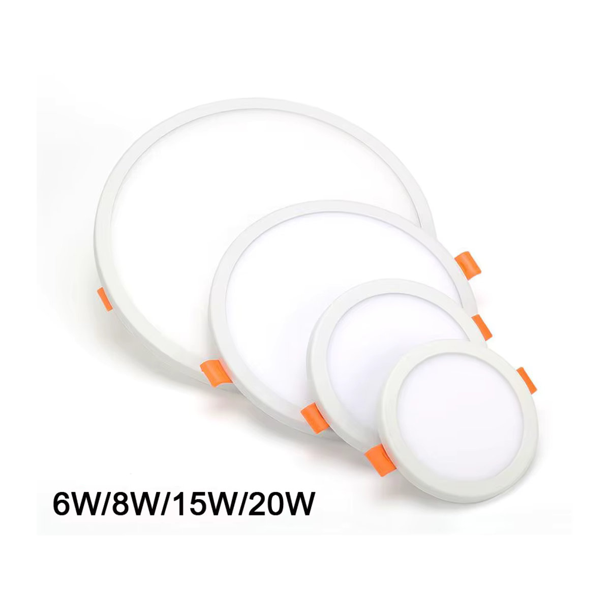 EE LED Einbaustrahler Weiß minimalistisches ultradünnes Decken-Downlight mit verstellbarem Schnittloch für Innenbeleuchtung - Bild 2