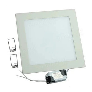 EE Quadratische LED-Deckeneinbauleuchte in Weiß, dimmbar, Ultradünnes Design, 25 W