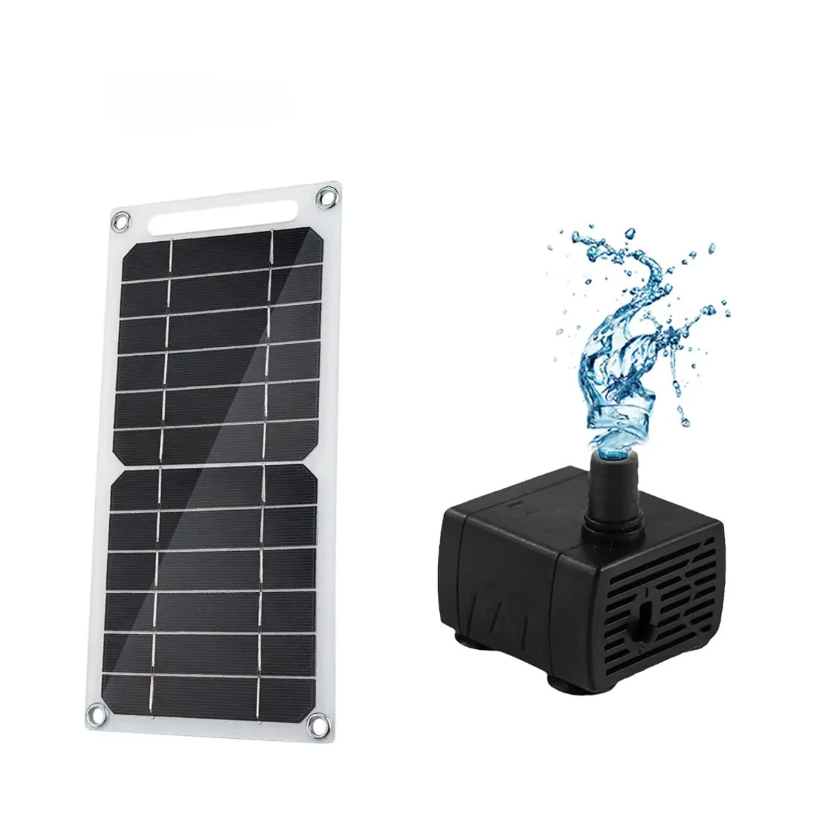 EESBAO Solarpanel mit USB-5-V-Wasserpumpensystem für Aquarien, Teich und Haustiertränken - Bild 5