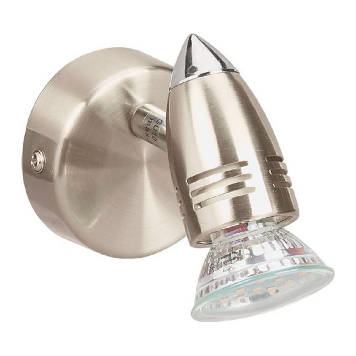 Eglo LED-Wandleuchte Magnum in Silber aus Stahl mit GU10 Leuchtmittel und warmweißem Licht - Bild 1