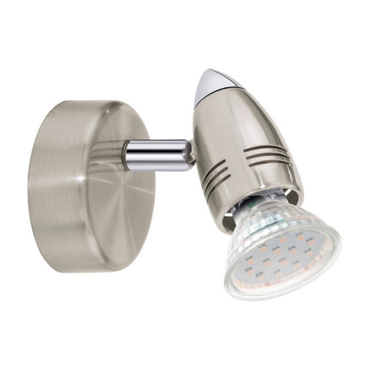Eglo LED-Wandleuchte Magnum in Silber aus Stahl mit GU10 Leuchtmittel und warmweißem Licht - Bild 2