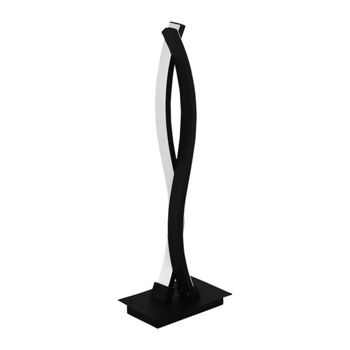Eglo Tischleuchte Lasana 3 in Schwarz aus Stahl und Aluminium mit 3000K Modernem Lichtdesign - Bild 1