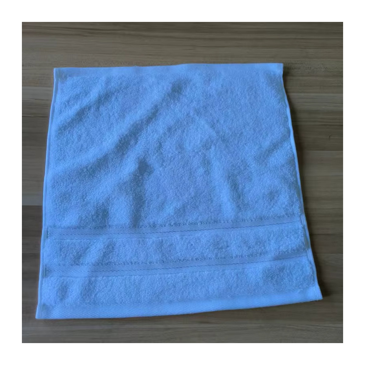 EGW Handtuch-Set aus 100 % Baumwolle mit Streifendekor in Weiß und Grau, bestehend aus 1 Gesichtshandtuch und 2 Handtüchern, schnell trocknend und saugstark - Bild 2