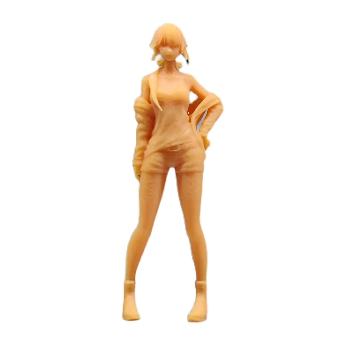 EHCMODEL Baizhen Bowknot Beauty Miniatur Diorama aus Kunstharz im Maßstab 1:43 in Orange - Bild 5