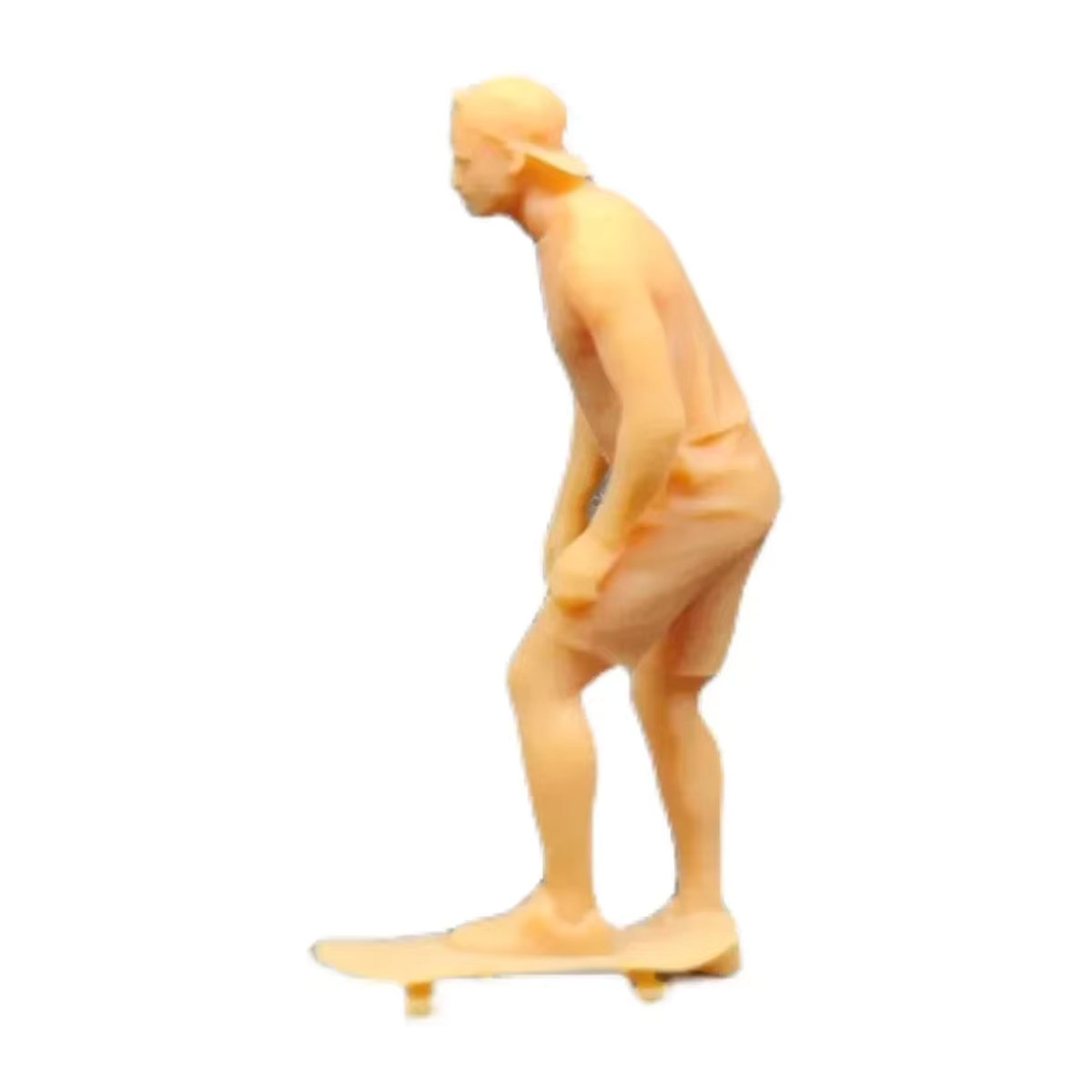 EHCMODEL Skateboarder Modellfigur aus Kunstharz in Beige im Maßstab 1/64 und 1/43 - Bild 5