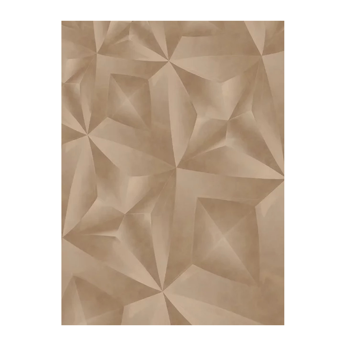 Eijffinger Mural Crystal Smoke Left Wandbild in Grau und Braun mit abstraktem Design - Bild 1
