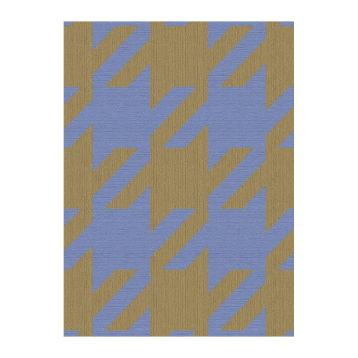 Eijffinger Mural Pied De XL Teppich in Olive Cornflower im Retro-Design in Grün, Blau und Bunt - Bild 1