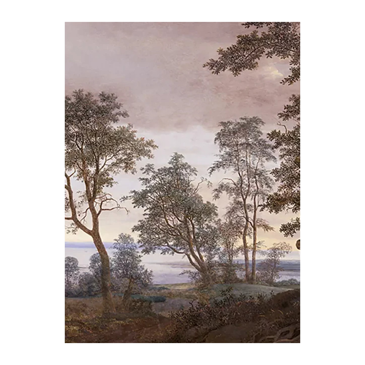 Eijffinger Mural Vista - Sunset Wandtattoo Landschaft im Vintage-Stil, mehrfarbig - Bild 1