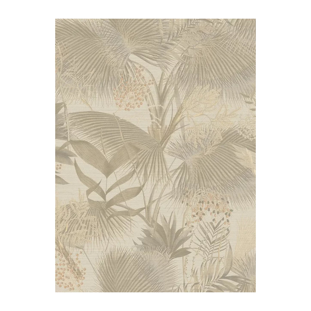 Eijffinger Tapete Cozumel 2 in Beige mit Blumenmuster aus Papier und Kunststoff - Bild 1