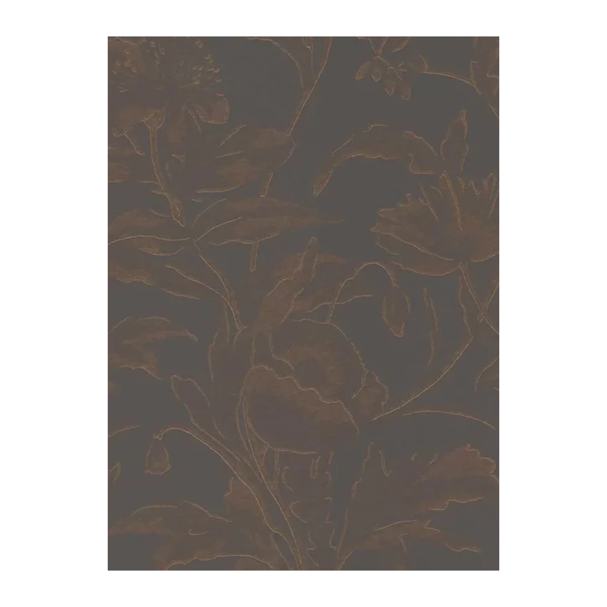 Eijffinger Tapete Fiori Ombre Blumenmuster in Braun und Bunt aus Vlies und Papier - Bild 1