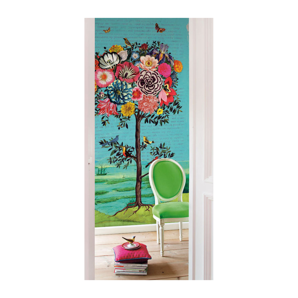 Eijffinger Tapete Pip Studio III Blumen Multicolor aus Nonwoven und Papier - Bild 3