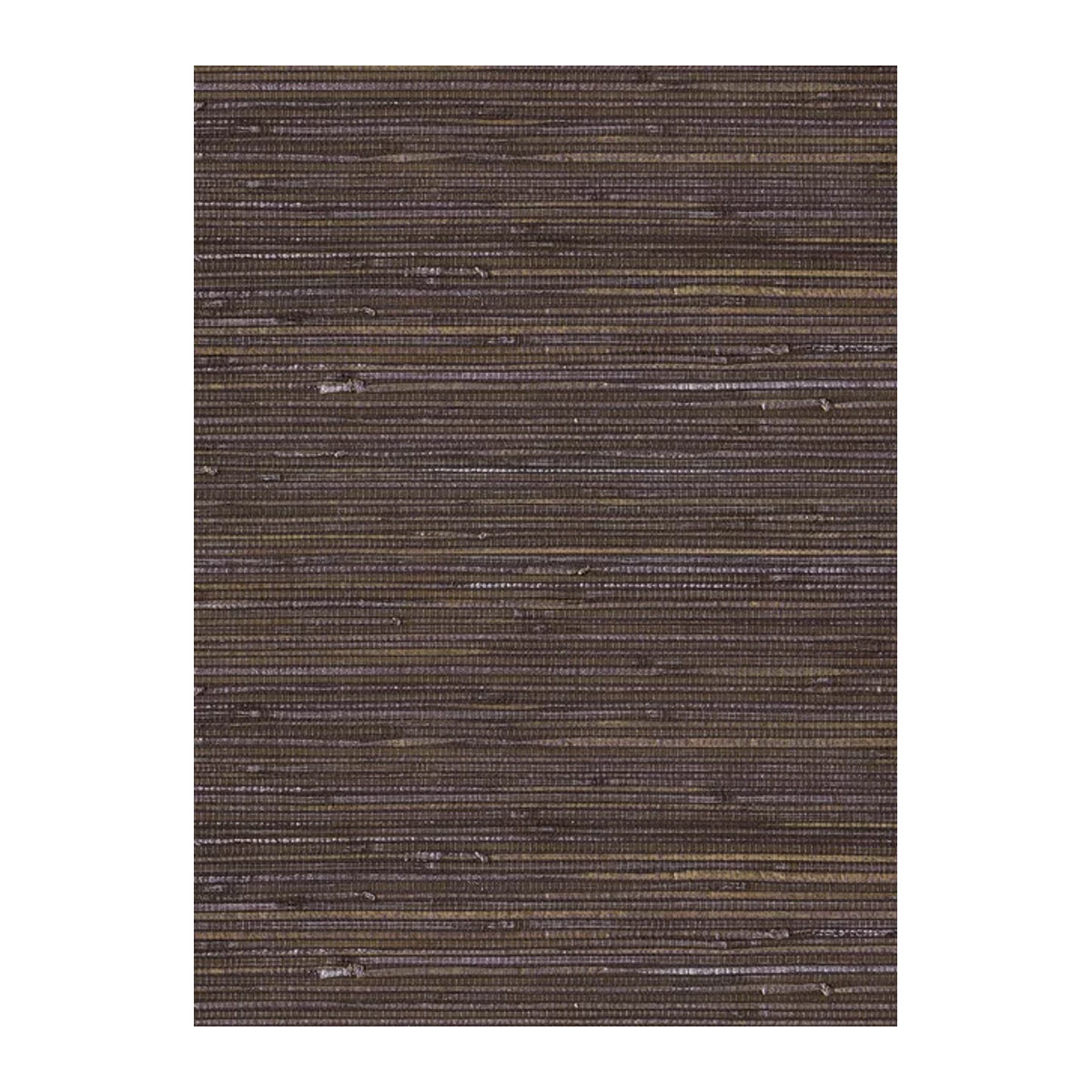 Eijffinger Wallpaper Natural 38 Tapete mit Sisal-Struktur in Braun und Violett mit Streifenmuster - Bild 1