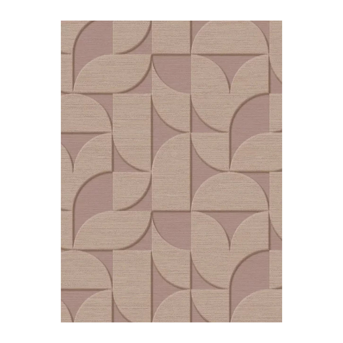 Eijffinger Wallpaper Revive 5 Tapete mit geometrischem Muster in Rosa und Beige aus Papier - Bild 1