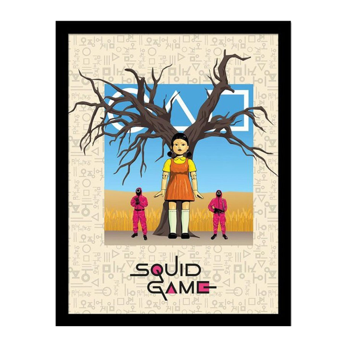 Eingerahmtes Squid Game 2 Rood Licht Groen Licht Poster von Pertemba FR - Apparel in Schwarz und Mehrfarbig, Breite: 40 cm - Bild 1