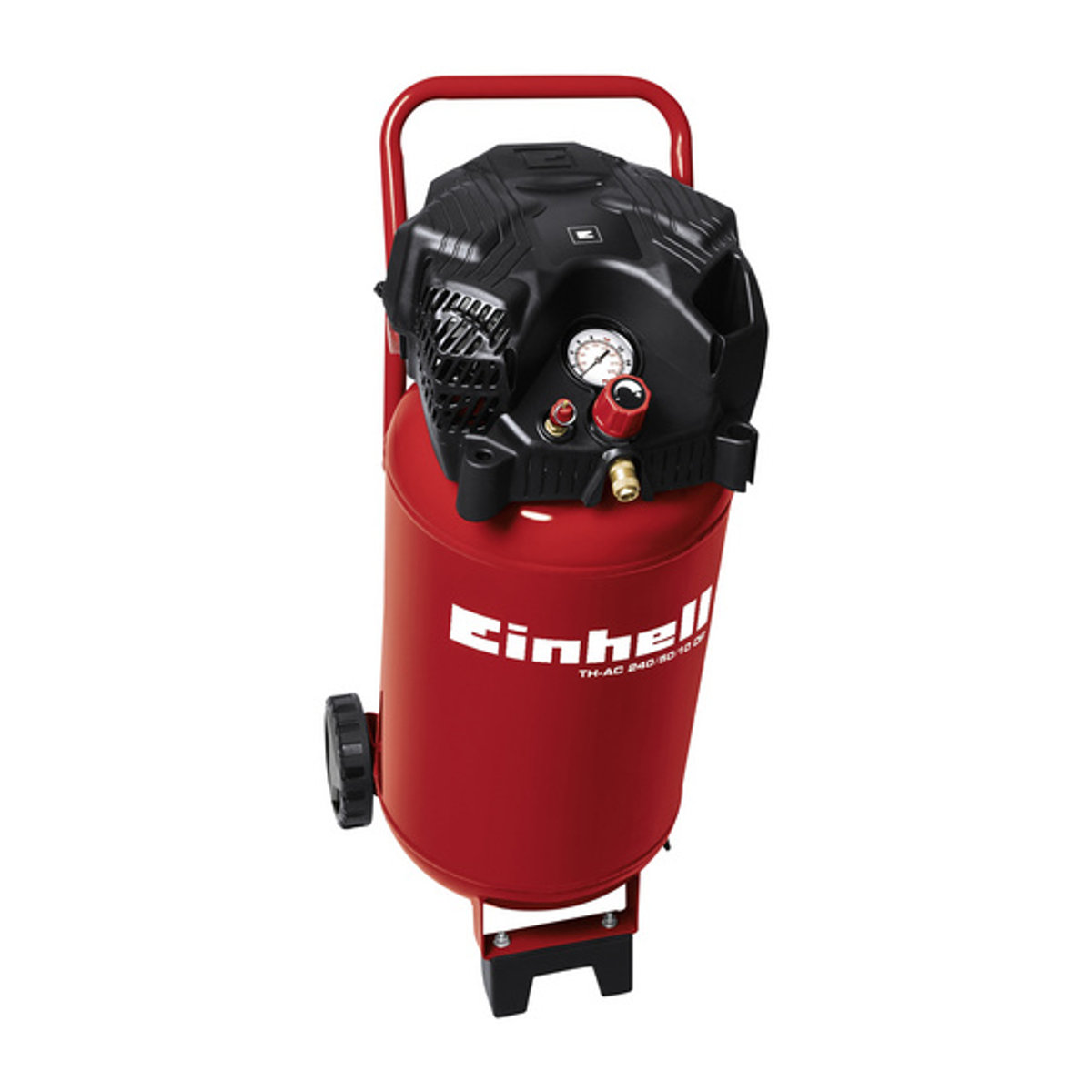 Einhell Druckluft-Kompressor TC-AC 240/50/10 OF in Rot mit 10 bar und 173 l/min Füllleistung - Bild 2