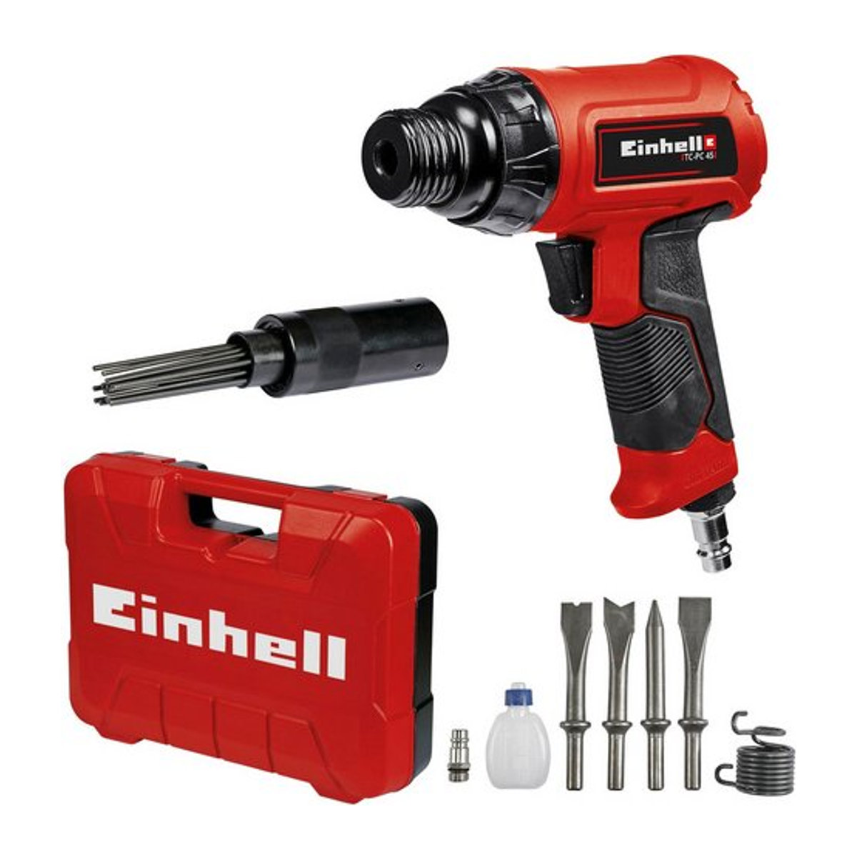 Einhell Druckluft-Meißelhammer Set TC-PC 45 in Rot-Schwarz - Bild 4