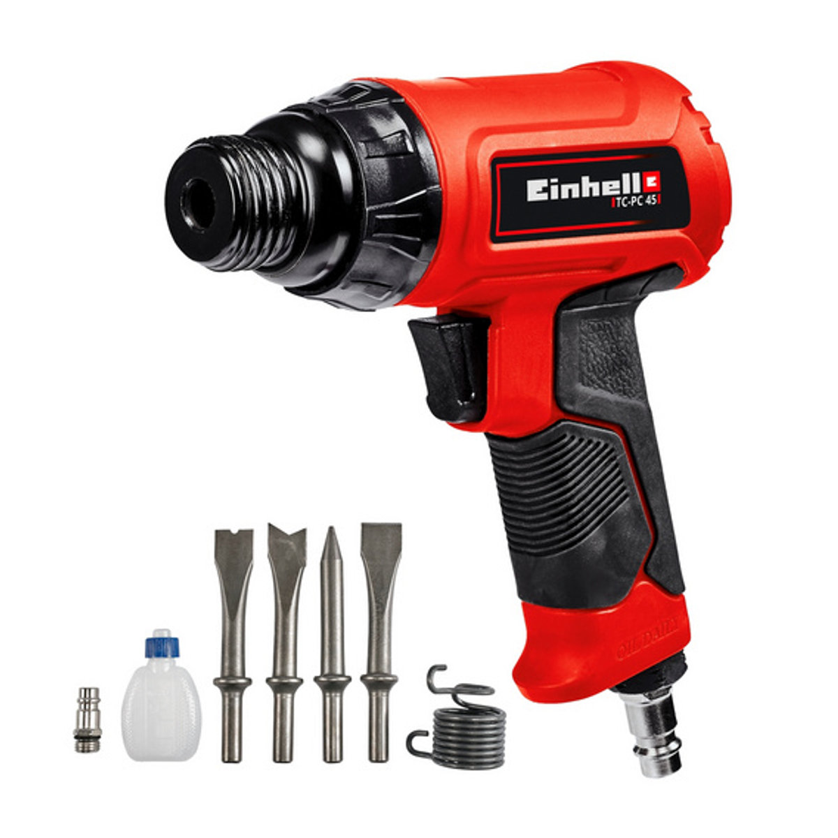 Einhell Druckluft-Meißelhammer Set TC-PC 45 in Rot-Schwarz - Bild 6
