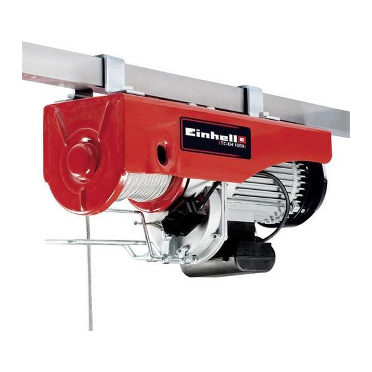Einhell Elektrischer Seilhebezug TC-EH in Rot aus Metall mit Umlenkrolle und 999kg Tragfähigkeit - Bild 3