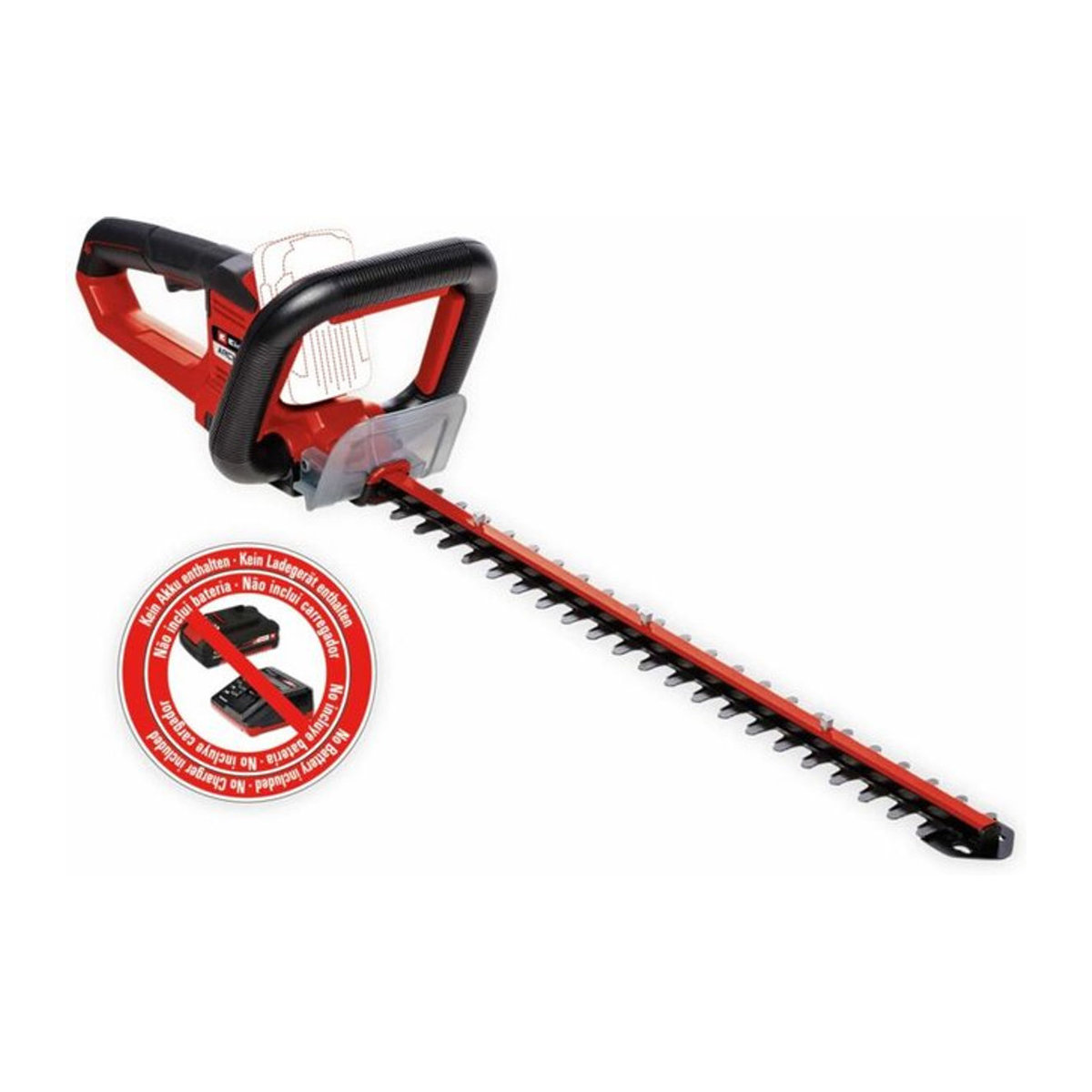 Einhell Power X-Change ARCURRA 18/55 Akku-Heckenschere mit 55 cm Schnittlänge und Schnittgutsammler, 18V Li-Ion, ohne Akku - Bild 2