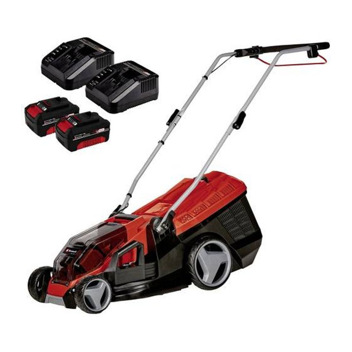 Einhell Power X-Change GE-CM 36/36 Li Akku Rasenmäher mit 2x 4,0Ah Akkus und 36V Schnittbreite in Kunststoffausführung - Bild 1