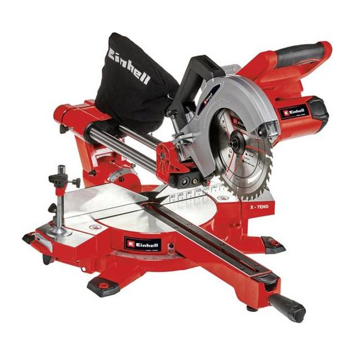 Einhell Power X-Change TE-SM 36/210 Li Akku-Zug-Kapp- und Gehrungssäge in Rot mit 210 mm Sägeblatt Durchmesser - Bild 1
