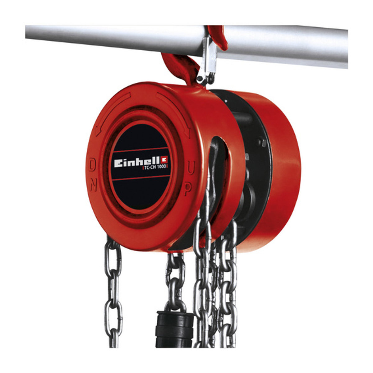 Einhell TC-CH Kettenflaschenzug in Rot mit 1000 kg Tragfähigkeit aus Metall - Bild 2