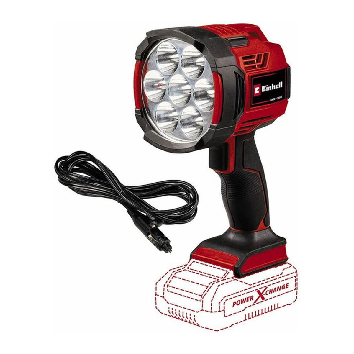 Einhell TE-L 18/2500 LiAC Solo Akku-Arbeitsleuchte LED 2500lm Kaltweiß mit Rotlicht-Funktion - Bild 2