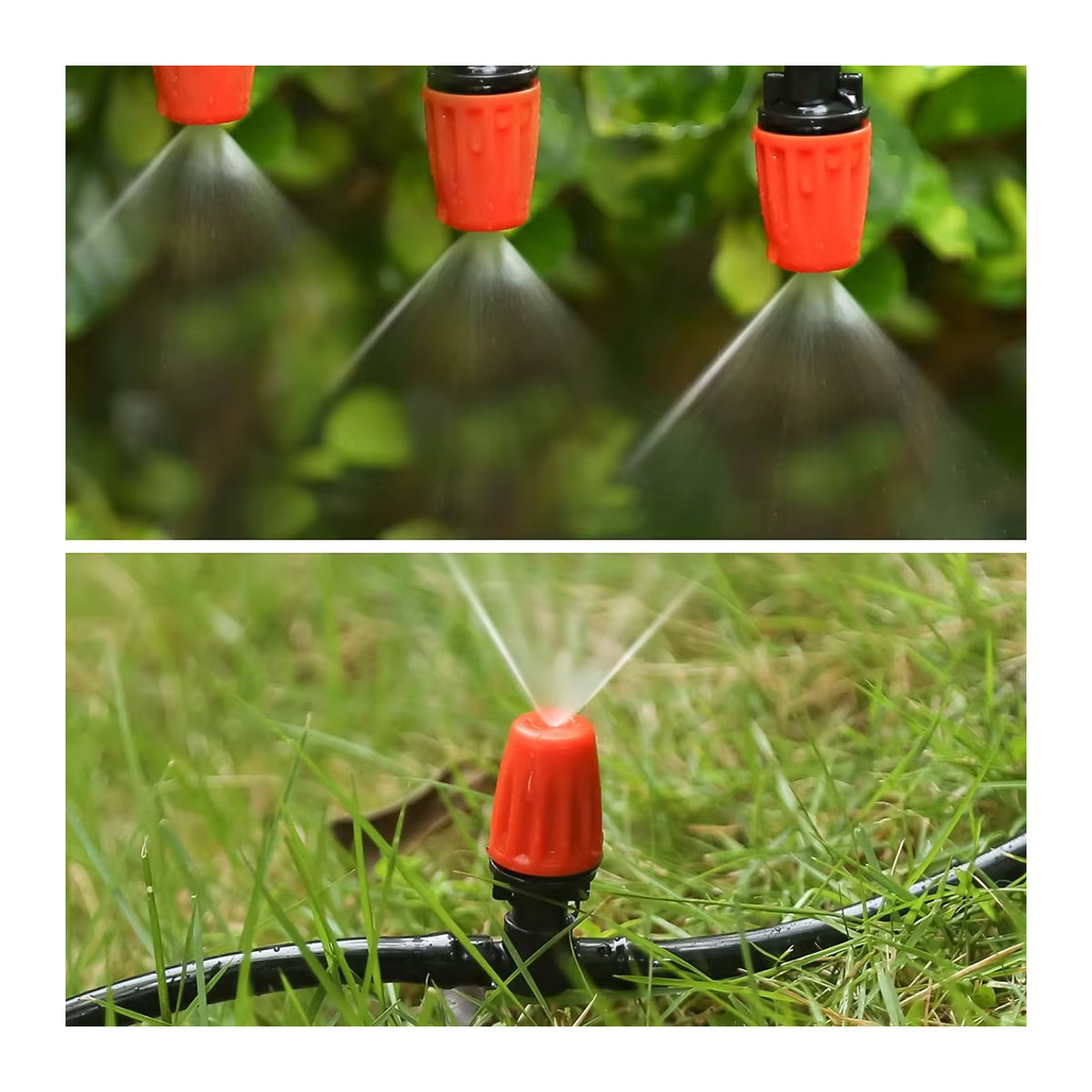 Einstellbare Mikrospray-Bewässerungsdüsen für die Gartenbewässerung, 1/4 Zoll Tropfbewässerung und Nebeldüsen - Bild 4