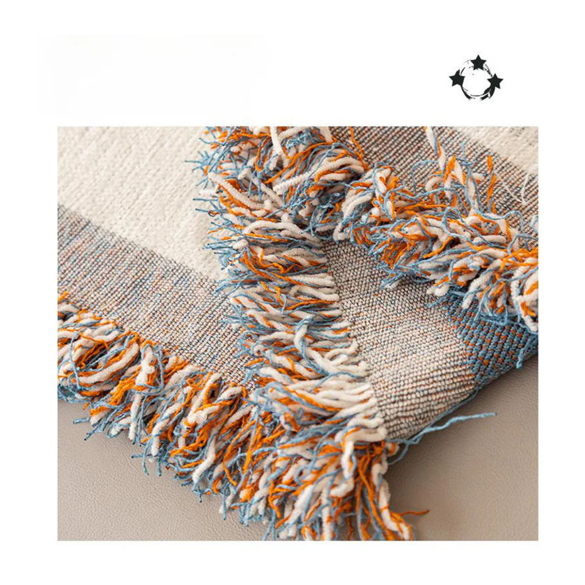 Einteiliges Chenille-Sofa-Handtuch als Sofabezug mit doppeltem Armlehnen-Schutz, rutschfest und beidseitig verwendbar, Farbe: Grau, B x T: 180 x 130 cm - Bild 2