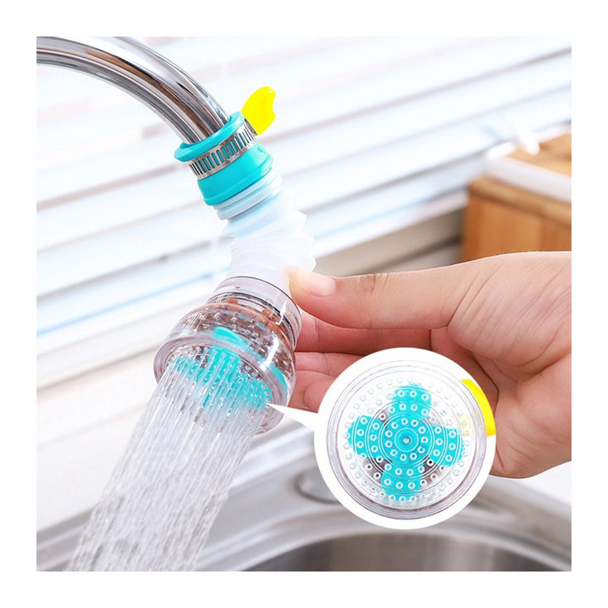 Einziehbarer Wasserhahn-Wasserfilter für dein Waschbecken - Bild 1