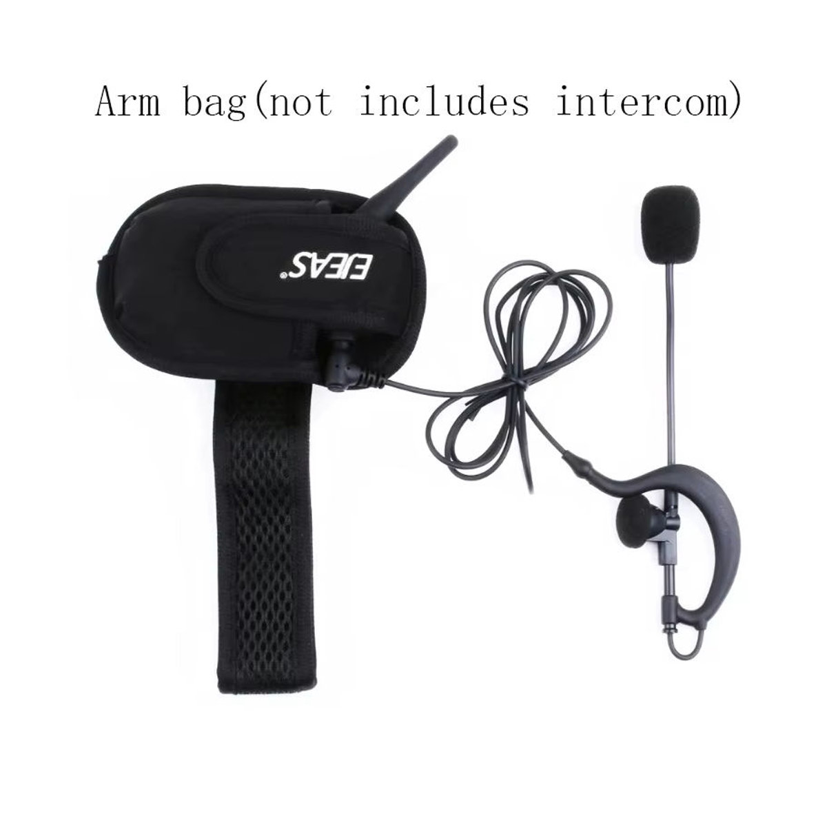 EJEAS Verstellbare Nylon-Interphone-Hüllen Armbandtaschen in Schwarz für V6C Pro V4C Plus VNETPHONE V6C FBIM - Bild 3