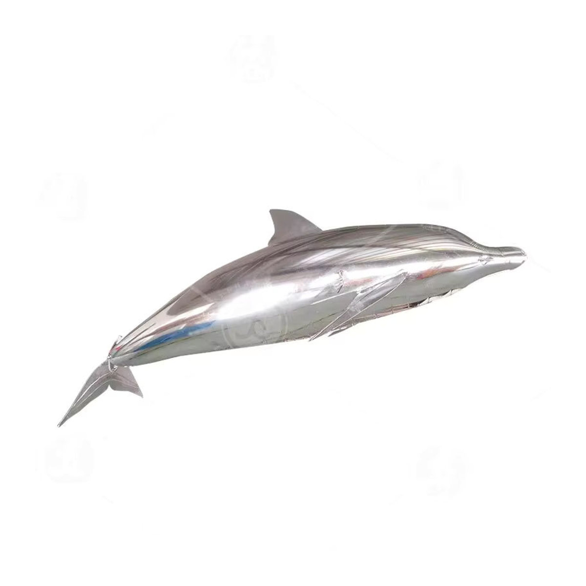 Ejia Aufblasbarer Delfin-Heliumballon in Silber mit Fernbedienung für Events und Partys, 2,2 m - Bild 6