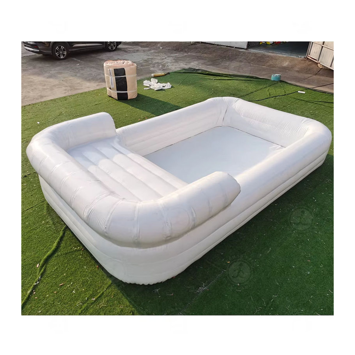 Ejia Aufblasbares 2-in-1 Sofa und Pool für Kinder und Erwachsene, 5m Lounge Chair für Familienfeiern im Freien - Bild 3