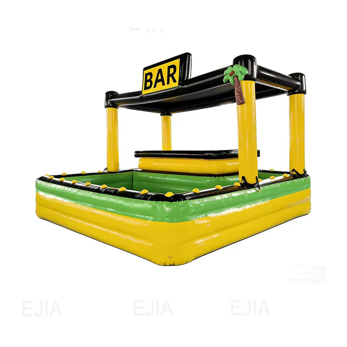 Ejia Maßgefertigter faltbarer aufblasbarer Pool mit Überdachung im Pub-Haus-Design aus PVC für Gartenpartys und Outdoor-Treffen - Bild 3