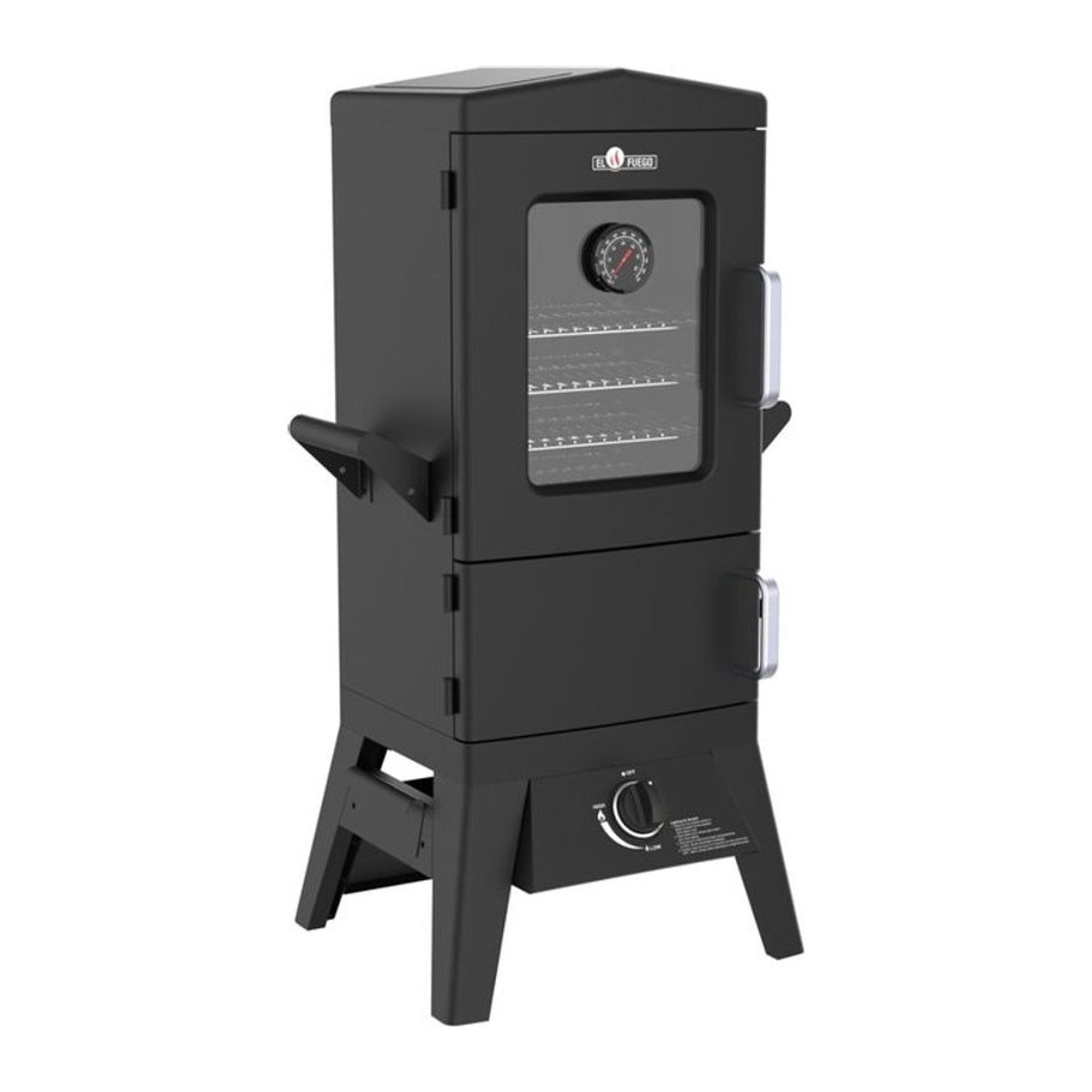 El Fuego Gasgrill Smoker Portland W2 in Schwarz - Bild 1