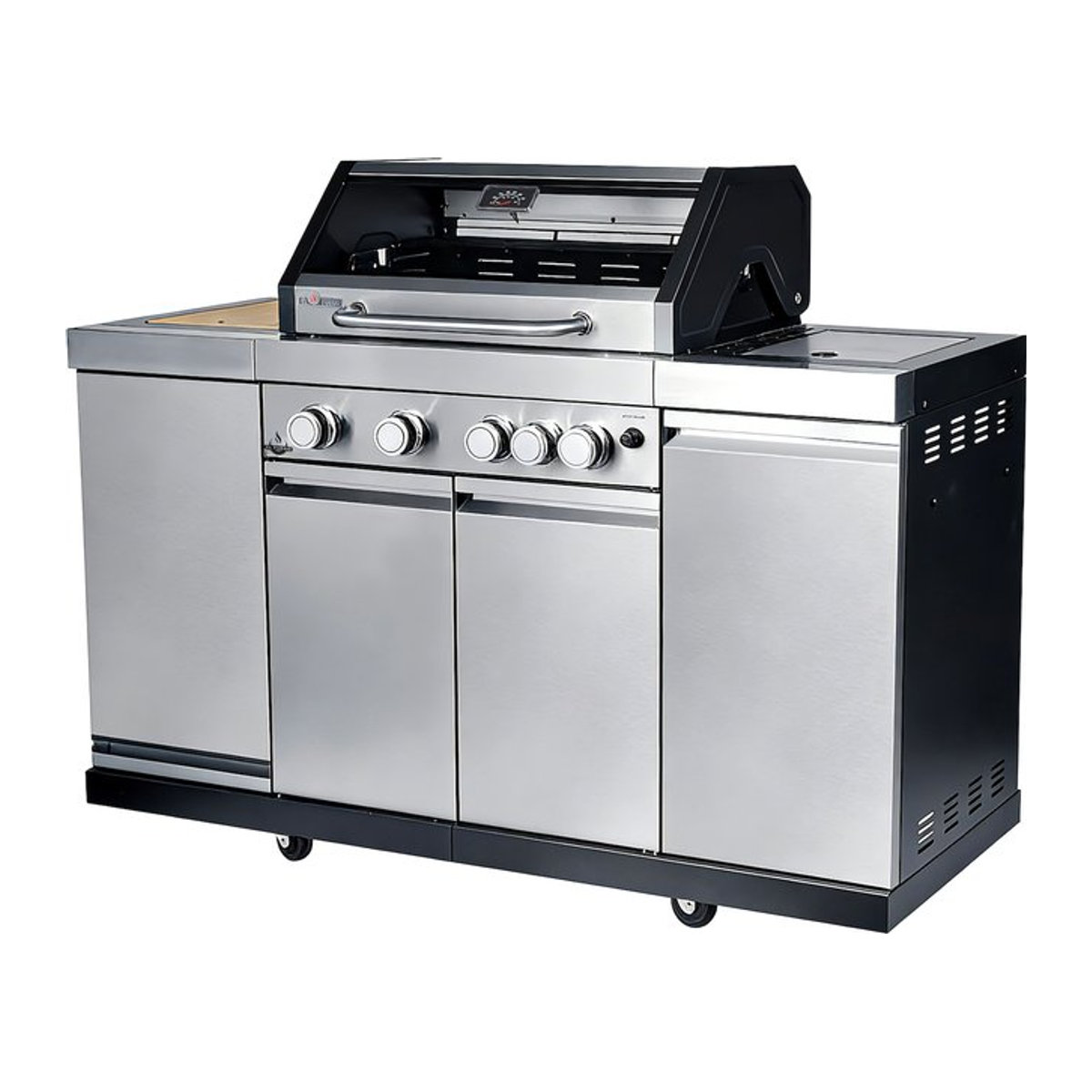 El Fuego Grillküche Augusta 4+1 Gasgrill mit Eisbox aus Edelstahl - Bild 1