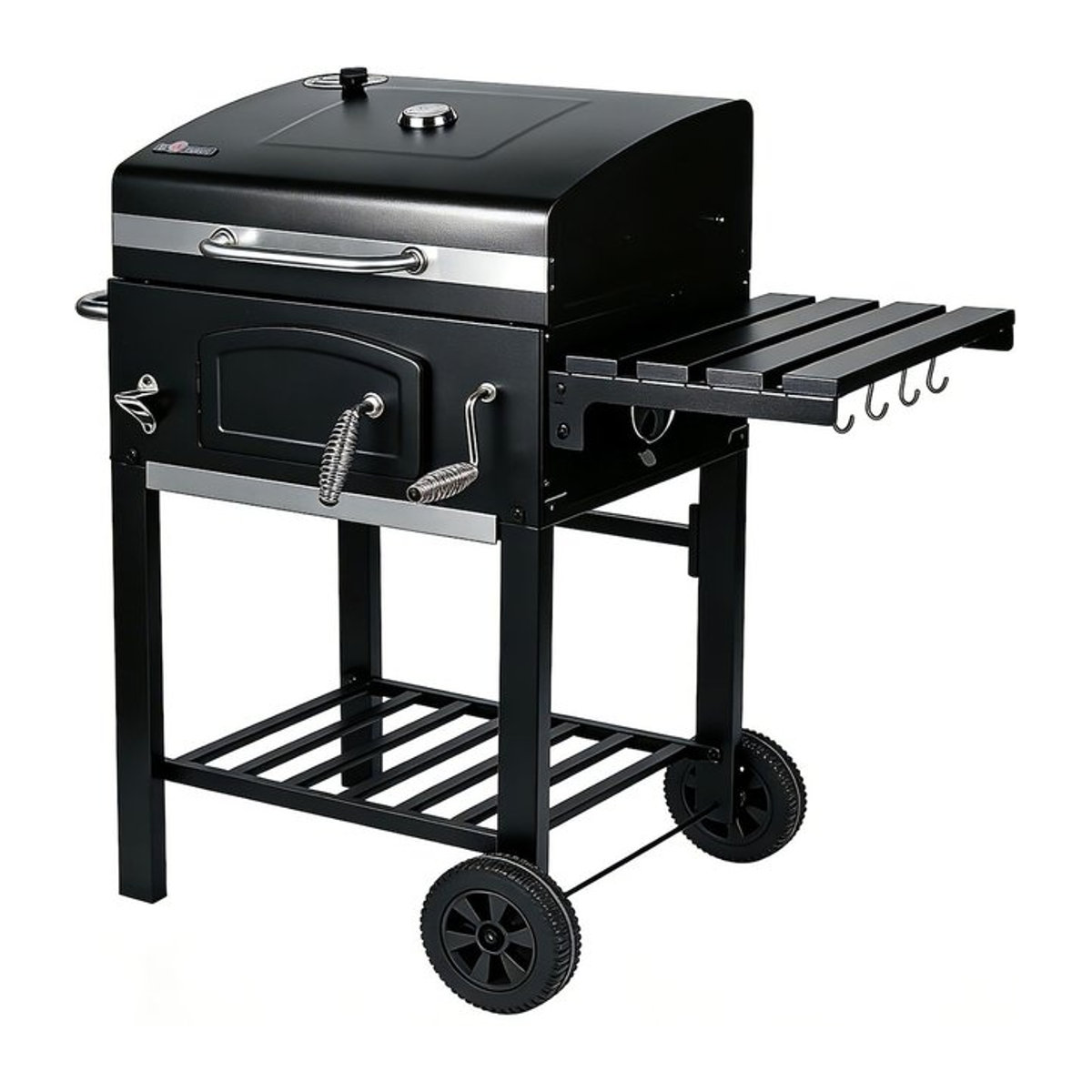 El Fuego Holzkohlegrill Ontario II in Schwarz aus Metall - Bild 1