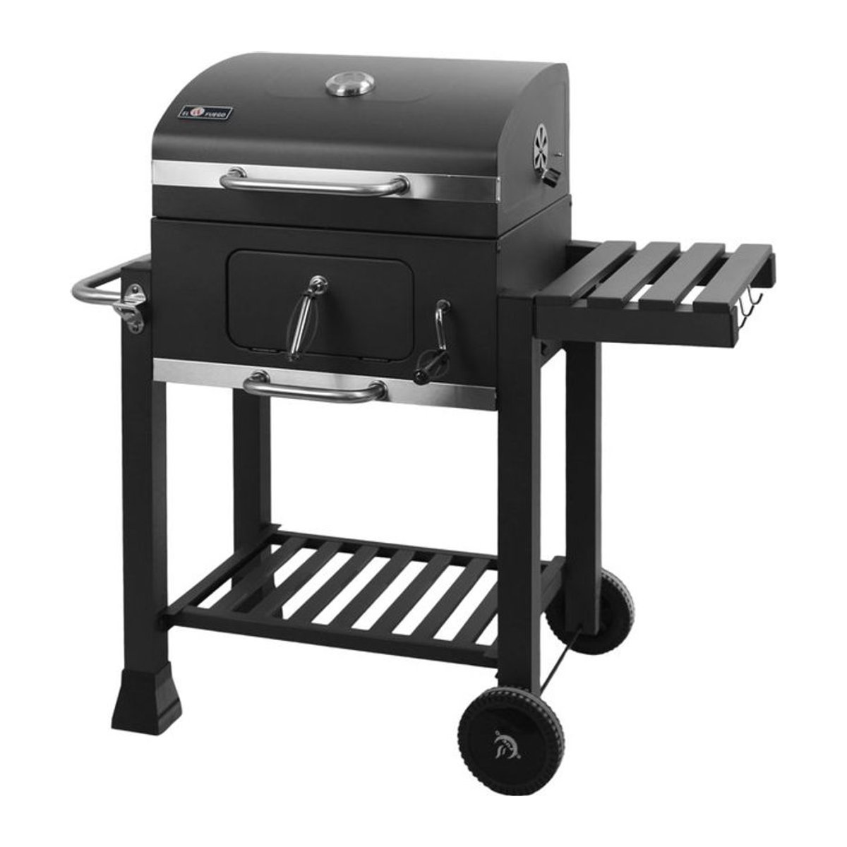 El Fuego Holzkohlegrill Vancouver in Schwarz - Bild 1