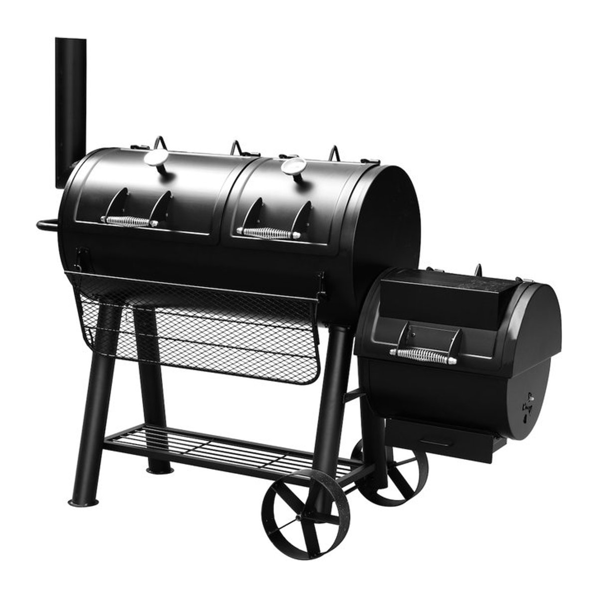 El Fuego Minnesota Smoker Holzkohlegrill in Schwarz - Bild 1