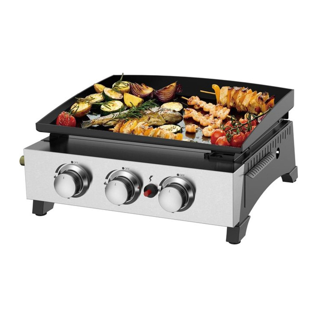 El Fuego Plancha Gasgrill Austin III aus Edelstahl - Bild 1