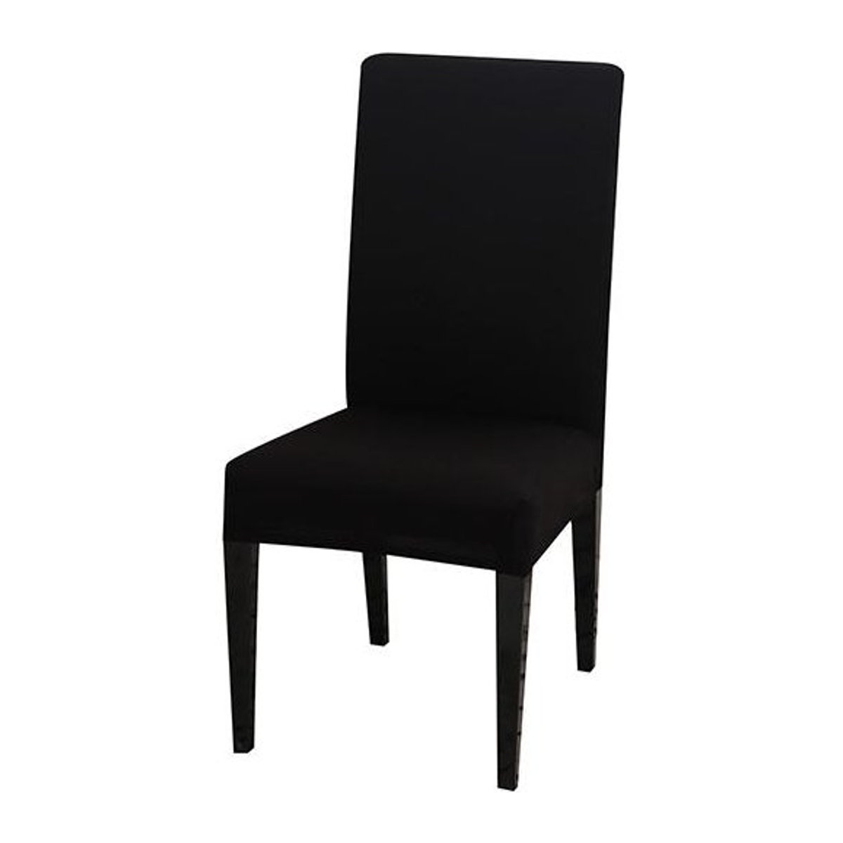 Elastische Stuhlbezüge von airldianer aus Spandex-Stretch in Schwarz für Esszimmer, Küche oder Bankette - Bild 1