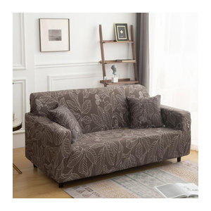 Elastischer Sofabezug mit Karomuster für 2-Sitzer, vollumhüllender Couchbezug und Sesselbezug als Staubschutz, Breite: 145-185 cm