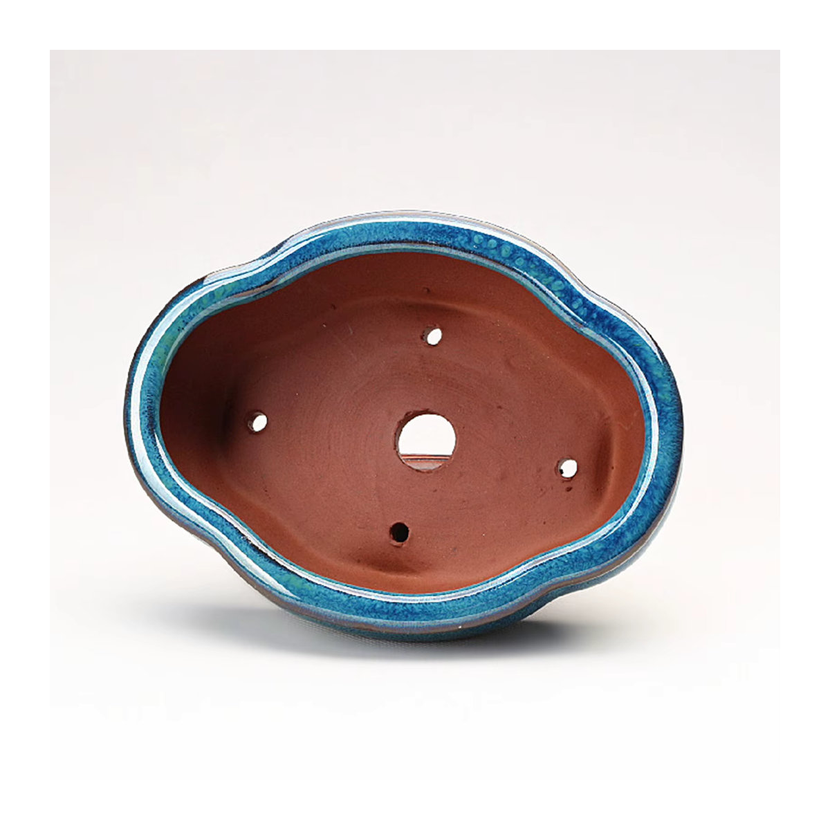 Elegante Keramik-Pflanztöpfe in Blau im orientalischen Design für deine Topfpflanzen - Bild 3