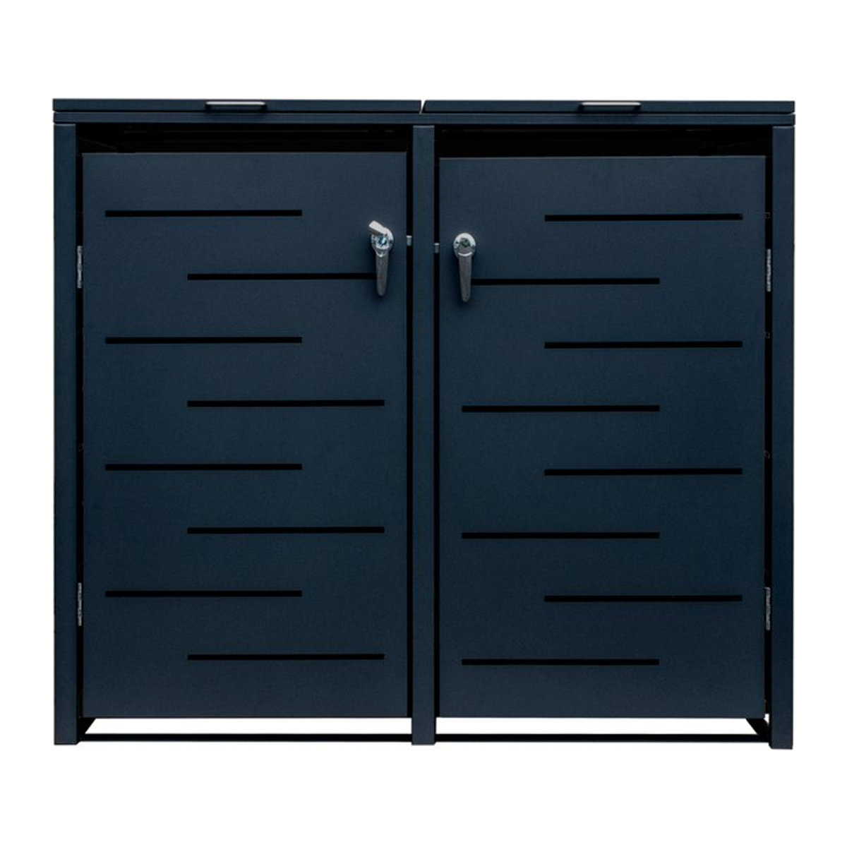 ELEPHANT Mülltonnenbox MTB-13280-AO Set in Anthrazit für 2 Mülltonnen bis 240l - Bild 1